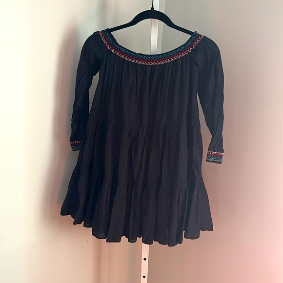 Free People Sunbeams Embroidered Mini Dress Size XS-S - Picture 4 of 6